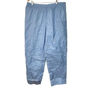 Columbia Men’s Pastel Blue Elastic Waist Rain Pants Windbreaker Size XL
